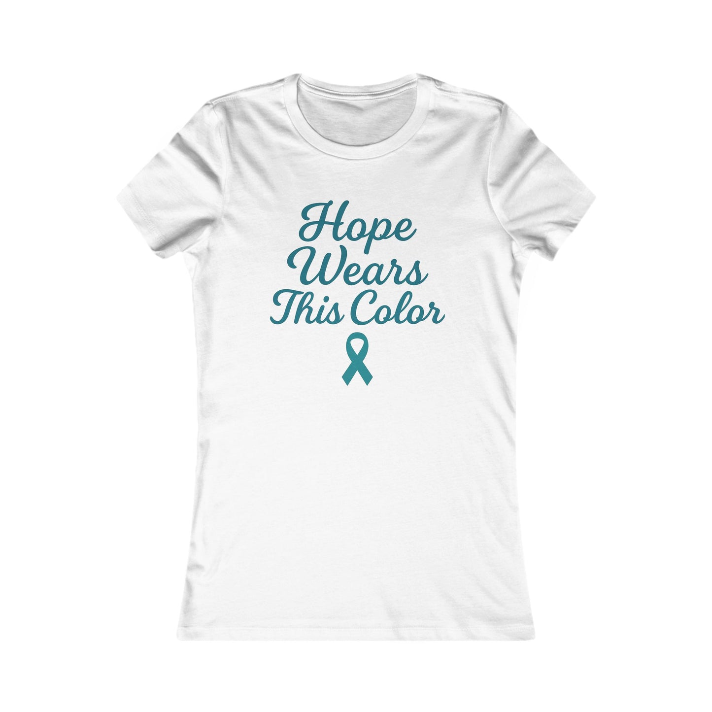 Awareness T-Shirt, Breast Cancer Support Tee, Hope This Color Women's Top, Inspirational Shirt, Gift for Advocate