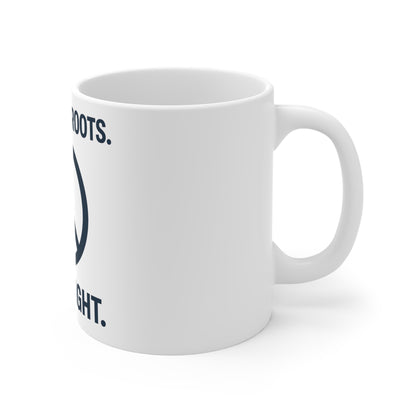 Peaceful Unity Mug – Different Roots, Same Fight