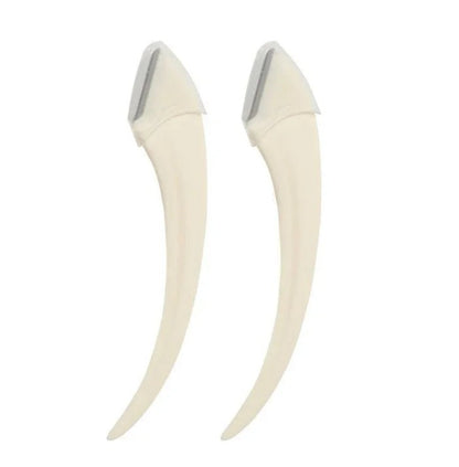 Curved Eyebrow Trimming Knife with Comb